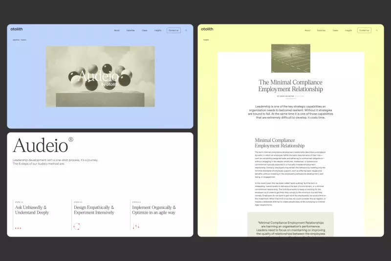 OTOLITH Web Screens