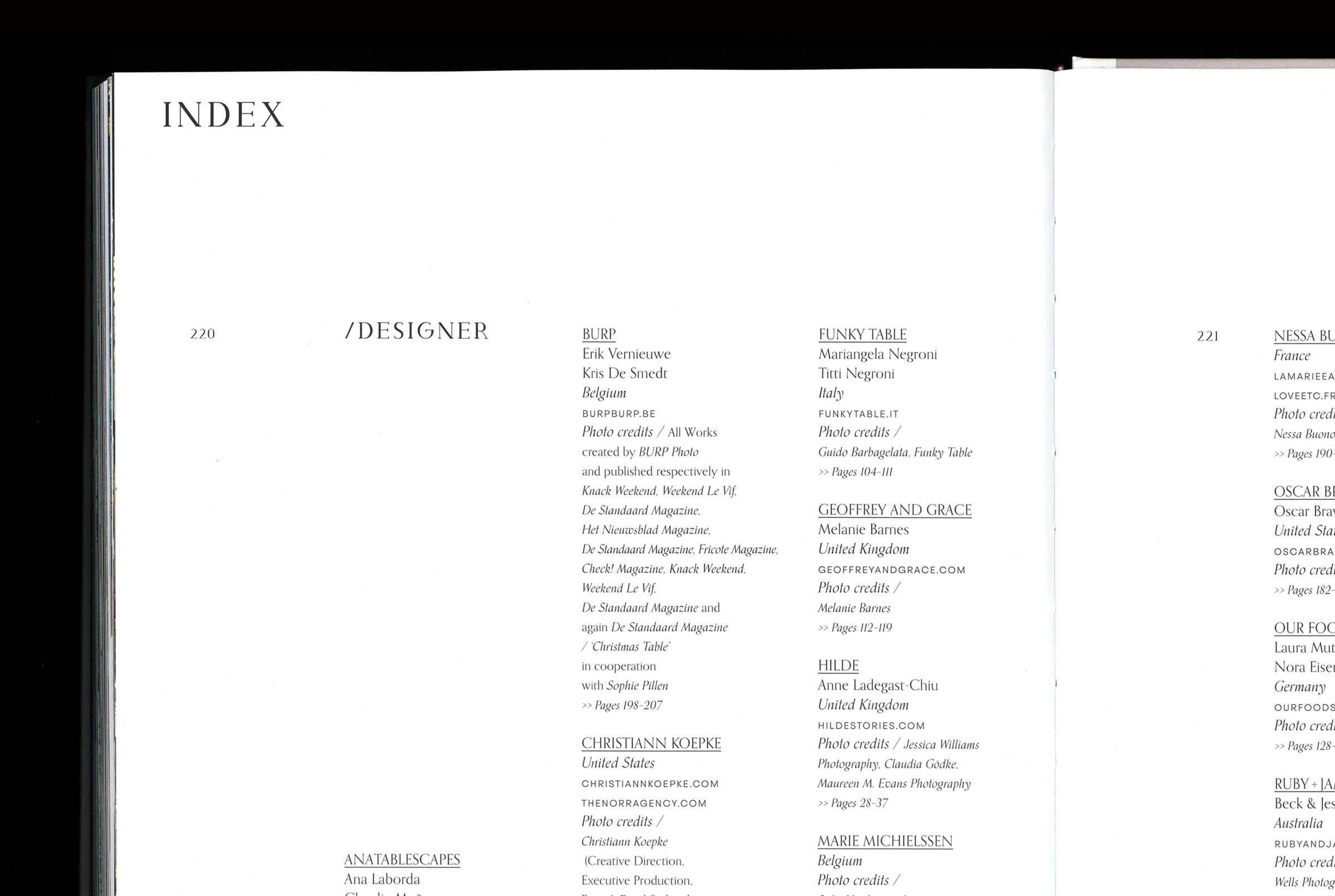 WORK Table Stories 12