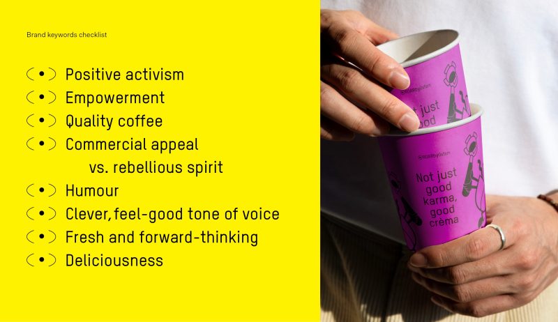 Roar Coffee Brand Keywords Cup 1